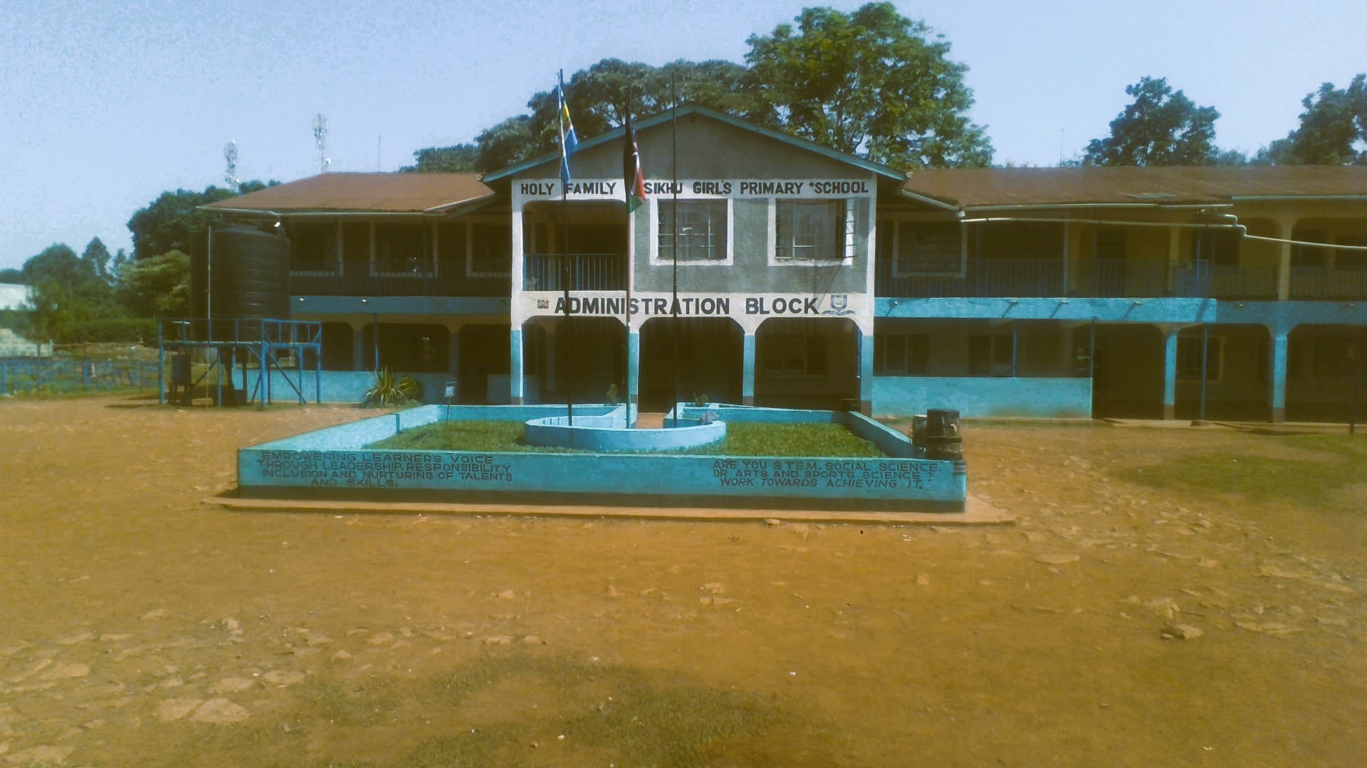 The historic Misikhu Girls Primary School building